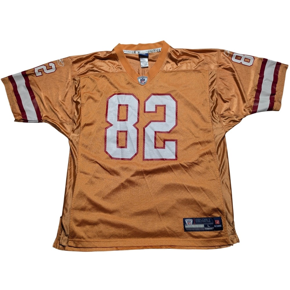 Reebok Kellen Winslow Jr Tampa Bay Buccaneers Creamsicle Throwback Jersey L 82